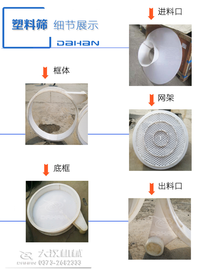 塑料振動篩細節(jié)圖